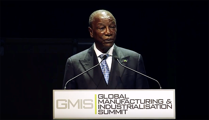 Image4 - Alpha Conde President of Guinea speaking GMIS event
